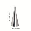 3pcs Set Stainless Steel Horn Bread Mold, Household Baking Tool, Oven Baking Tool, Kitchen Accessories - 3 Piece Set
