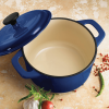 Tramontina 3.5-Quart Enameled Cast-Iron Round Dutch Oven - Tramontina