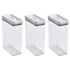 Better Homes & Gardens 3 Pack Flip-Tite 18.6 Cup Rectangular Food Storage Container Set - Better Homes & Gardens