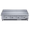 48" Griddler (24" Depth)  4-Burner Commercial  Griddle in Stainless Steel  with 4  legs - silver - stainless steel