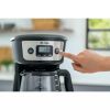 Mr. Coffee 12-Cup Programmable Coffee Maker - Black/Stainless Steel - black
