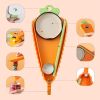 1pc Magnetic Bottle Opener; Carrot Shaped Labor-Saving Bottle Cap Screwer; Multifunctional Can Opener; Non-slip Beer Opener - Orange