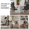 5 piece Round Dining Table Set, 47 Inch Modern Kitchen Table Small Dinner Table MDF Kitchen Dinning Table for Dining Room Kitchen, Living Room - as Pi