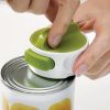 1 pc Compact Mini Can Opener - Easy to Use and Safe for Opening Beer and Jar Lids - Perfect Kitchen Gadget for On-the-Go Use - Green
