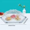 1pc Household Dustproof Food Cover; Multifunctional Pop Up Foldable High Density Mesh Tent; Blocks Flies; Mosquitoes; Suitable For Outdoor - Blue Grey