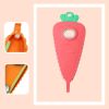 1pc Magnetic Bottle Opener; Carrot Shaped Labor-Saving Bottle Cap Screwer; Multifunctional Can Opener; Non-slip Beer Opener - Orange