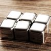 Stainless Steel Ice Cubes Reusable Chilling Stones For Whiskey Wine Keep Your Drink Cold Longer Chilling Party Bar Tool - Israel - 1pc