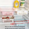 1pc (Max 2.75lb) Kitchen Storage Supplies; Refrigerator Storage Racks; Freezer Storage Racks - White