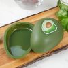 1pc Avocado Saver; Plastic Avocado Keeper; Reusable Avocado Holder Container For Refrigerator Storage Fresh Keeping - Green