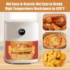 Air Fryer Disposable Paper 100 Pcs Round Non-Stick Paper Prime Oil-proof Parchment Paper Cooking Paper for Fryers Basket Frying Pan Microwave Oven - 1