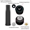 UV Sterilizing Self Cleaning Purifier Water Bottle Insulated LED Temperature Display Flask Bottle - White