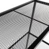 Metal 4 Shelf Bookcase, Multifunctional Ladder-Shaped Plant Flower Stand Rack Bookrack Storage Shelves, Black - Black